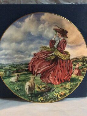 VTG Royal Doulton Top O' The Hill Collectors Club Plate Boxed 1984